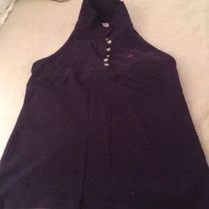 Lilly Pulitzer Navy Knit Halter Top